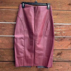 EXPRESS Faux leather pencil skirt